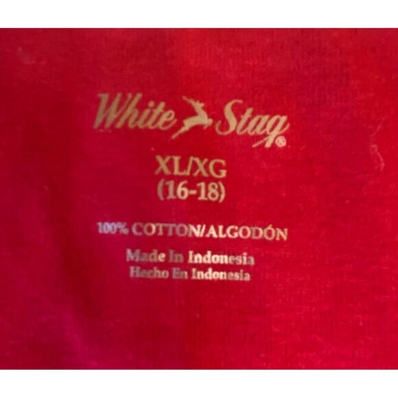 Yukiko Mudd White Stag XL Womens Tops Set Of 3 Red White Brown - Picture 12 of 14